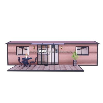 Gegalvaniseerde stalen vierkantbuizen Hoofdstructuur en aluminiumlegeringsvensters voor luxe containerhuizen die worden gebruikt in villa hotels
