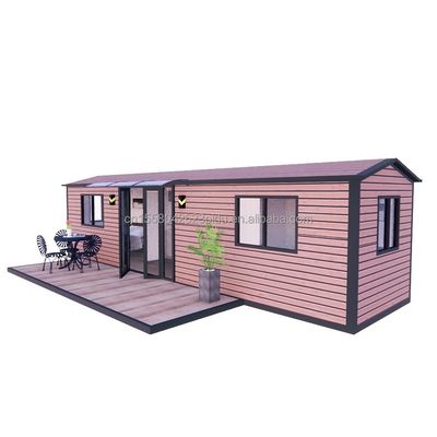 Gegalvaniseerde stalen vierkantbuizen Hoofdstructuur en aluminiumlegeringsvensters voor luxe containerhuizen die worden gebruikt in villa hotels