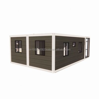 Staalstructuur Frame Gelast EU Luxury 20FT Combinatie Flat Packaging Container 2 slaapkamers Gezinswoning Mobil Home