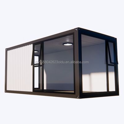 Gemakkelijk draagbare platte sandwichpaneelarchitectuurcontainer voor een koffiebar, een winkel of een camping