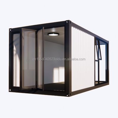 Gemakkelijk draagbare platte sandwichpaneelarchitectuurcontainer voor een koffiebar, een winkel of een camping