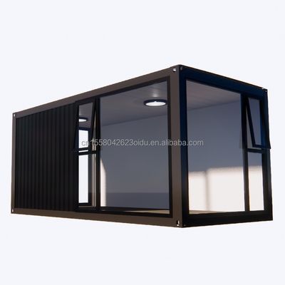 Gemakkelijk draagbare platte sandwichpaneelarchitectuurcontainer voor een koffiebar, een winkel of een camping