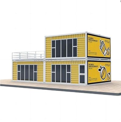 20ft of 40ft Afneembare vouwbare prefab huis Hotel Container Vakantiehuis met Aluminium Alloy Windows