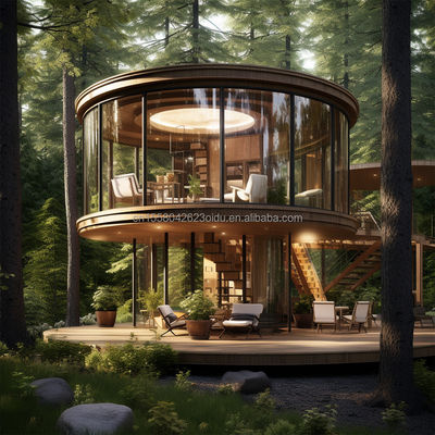 Family Steel Structure Shop 20ft/40ft EU Luxe Modern Design Prefab huis met keuken Badkamer Eén slaapkamer