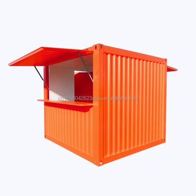 Moderne ontwerp broodje paneel Flat Pack Container Mobiele modulaire verzending Geaffrouwde huis voor koffiewinkel of containerbar