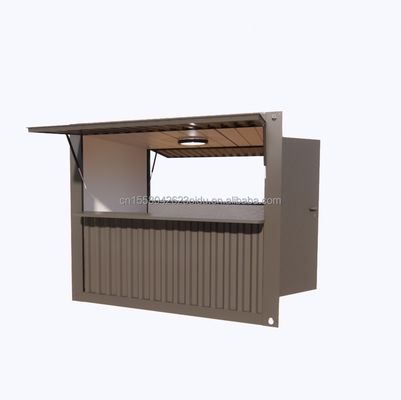 Moderne ontwerp broodje paneel Flat Pack Container Mobiele modulaire verzending Geaffrouwde huis voor koffiewinkel of containerbar