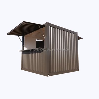 Moderne ontwerp broodje paneel Flat Pack Container Mobiele modulaire verzending Geaffrouwde huis voor koffiewinkel of containerbar