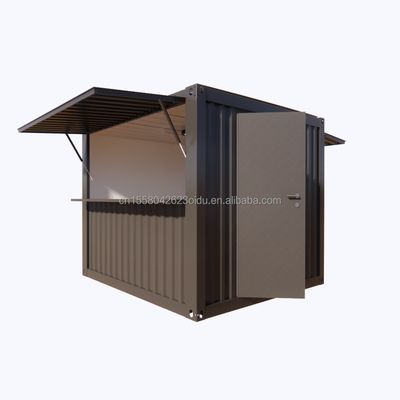Moderne ontwerp broodje paneel Flat Pack Container Mobiele modulaire verzending Geaffrouwde huis voor koffiewinkel of containerbar