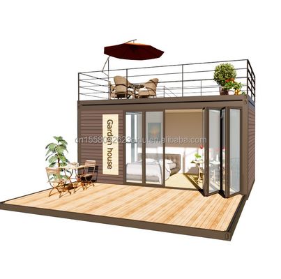 Gegalvaniseerde staal hoofdstructuur moderne luxe Chinese geprefabriceerde staal villa voor eenvoudige montage in de buitenomgeving