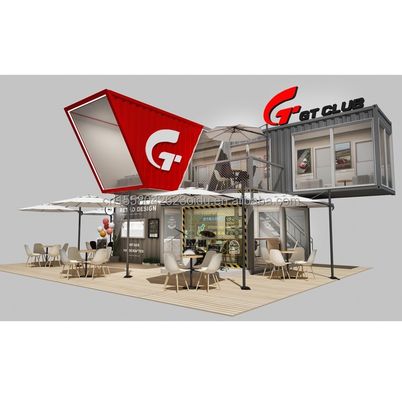Gepersonaliseerde kleur 10ft 20ft Moderne mobiele modulaire prefab huis Gemakkelijk te installeren Flat Pack Prefab ontkoppelbare container