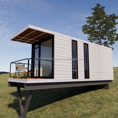 Aluminiumlegering Venster 20ft Prefab Huis Container Huis Hotel Leisure Container Vakantie Huis Luxe Huis Lichte staal Villa