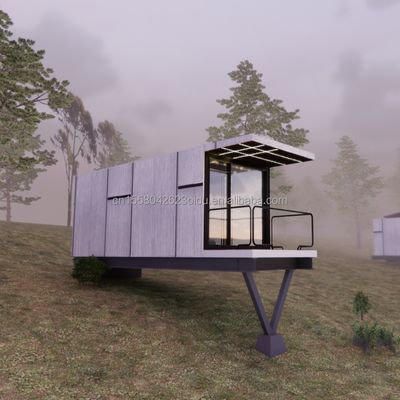 Aluminiumlegering Venster 20ft Prefab Huis Container Huis Hotel Leisure Container Vakantie Huis Luxe Huis Lichte staal Villa
