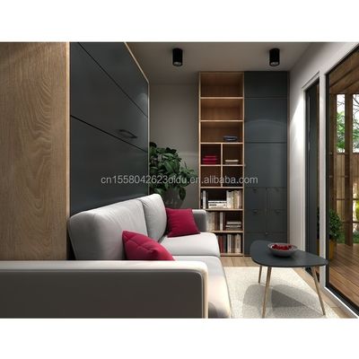 Uitbreidbare containerwand 50/75/100mm Wave Sandwich Panel voor buiten 20ft en 40ft prefab draagbare scheepvaartcontainer Home