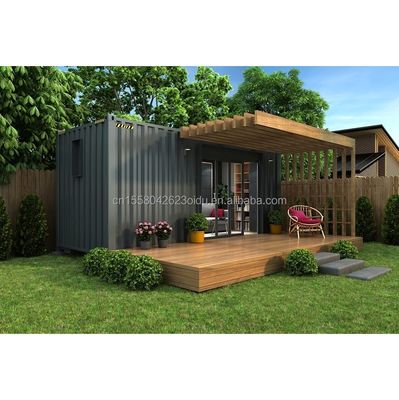 Uitbreidbare containerwand 50/75/100mm Wave Sandwich Panel voor buiten 20ft en 40ft prefab draagbare scheepvaartcontainer Home
