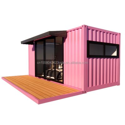 Residentiële modulaire geprefabriceerde trailer met 50/75/100mm Wave Sandwich Panel Walls 20ft Modern Design Style