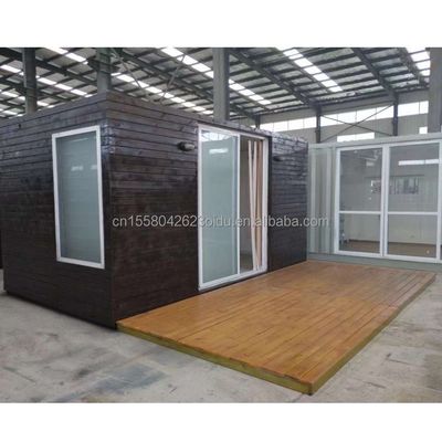 Hotel Resort Steel Frame Office Container House met 50/75/100mm Wave Sandwich Panel en gegalvaniseerd stalen buiging 180g