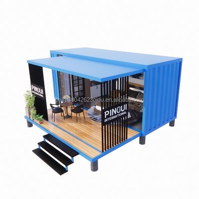 Op maat gemaakte 20ft eenpersoonskamer uitbreidbare containerkamer met modern ontwerp en aluminium allooi ramen