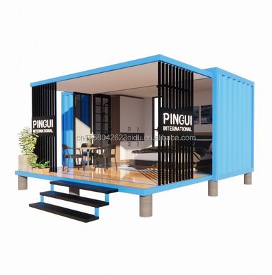 Op maat gemaakte 20ft eenpersoonskamer uitbreidbare containerkamer met modern ontwerp en aluminium allooi ramen