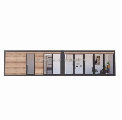 Voorgefabriceerde houten luxe kleine woonkamer draagbare voorgefabriceerde container huizen met slaapkamer badkamer keuken woonkamer