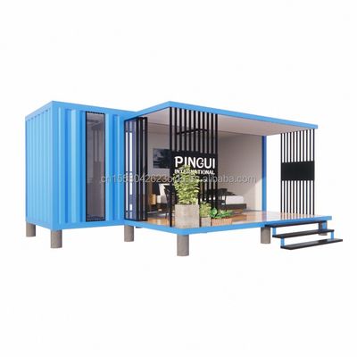 Op maat gemaakte 20ft eenpersoonskamer uitbreidbare containerkamer met modern ontwerp en aluminium allooi ramen