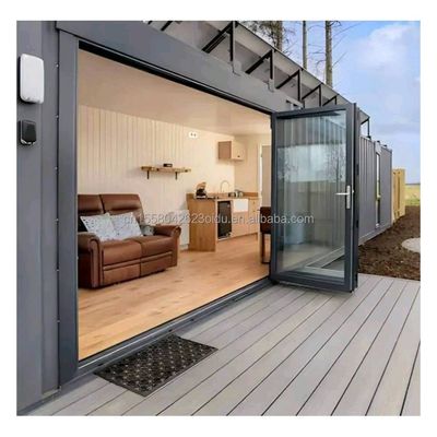 Prefab Modern Luxe Shipping Container House Villa 40ft Eén slaapkamer Eén keuken Eén badkamer Eén woonkamer voor winkel
