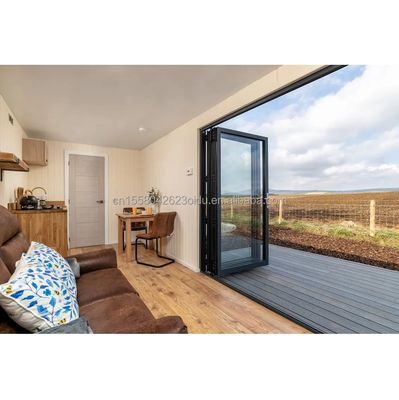 Prefab Modern Luxe Shipping Container House Villa 40ft Eén slaapkamer Eén keuken Eén badkamer Eén woonkamer voor winkel