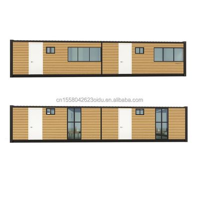 Hotel 40 voet 2 slaapkamers Woon Container Huis Customized Kleur Prefab voorgebouwd Modulair Kleine Verhuisbare Verzending Draagbare Huizen