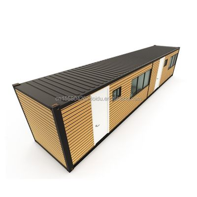 Hotel 40 voet 2 slaapkamers Woon Container Huis Customized Kleur Prefab voorgebouwd Modulair Kleine Verhuisbare Verzending Draagbare Huizen