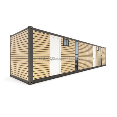 Hotel 40 voet 2 slaapkamers Woon Container Huis Customized Kleur Prefab voorgebouwd Modulair Kleine Verhuisbare Verzending Draagbare Huizen