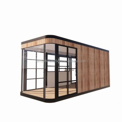 Gegalvaniseerde stalen vierkantbuizen 20ft container koffiebar mobiel zonlicht huis buitenbar met aangepaste kleur