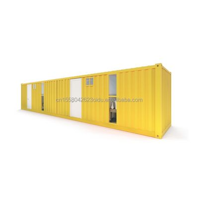 20ft Design Mobile Shipping 40ft Container 4 slaapkamer Residential Mini Lounge Hotel en aangepaste kleur voor hotelverkoop