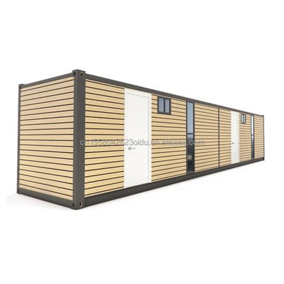 Vervoercontainer met 4 slaapkamers Residentiële mini-lounge Muur 50/75/100mm Wave Sandwich Panel