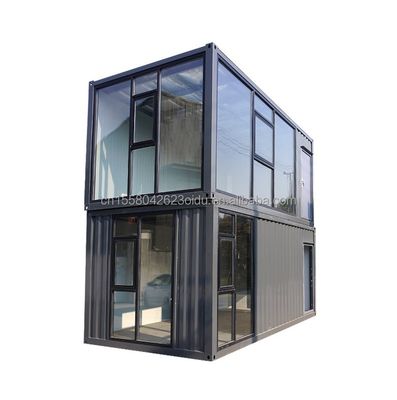 Containerhuizen Draagbare luxe Prefabricated 20ft 40ft Huizen met aangepaste kleur