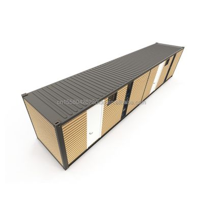 Vervoercontainer met 4 slaapkamers Residentiële mini-lounge Muur 50/75/100mm Wave Sandwich Panel