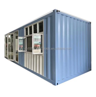 Containerhuizen Draagbare luxe Prefabricated 20ft 40ft Huizen met aangepaste kleur