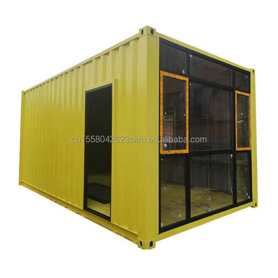 Containerhuizen Draagbare luxe Prefabricated 20ft 40ft Huizen met aangepaste kleur