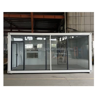 Containerhuizen Draagbare luxe Prefabricated 20ft 40ft Huizen met aangepaste kleur