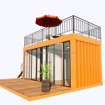 Direct verkoopt snel assemblage geprefabriceerde staalstructuur mobiele huis voor thuis koffie winkel container in 20ft of 40ft