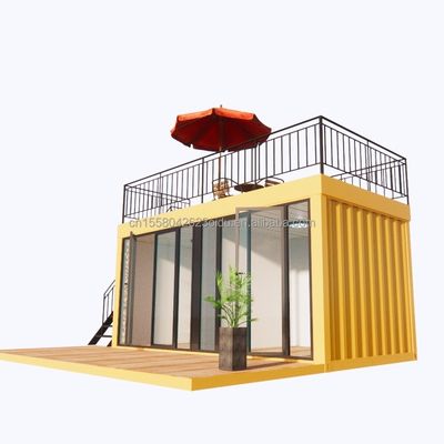 Direct verkoopt snel assemblage geprefabriceerde staalstructuur mobiele huis voor thuis koffie winkel container in 20ft of 40ft
