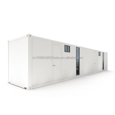 Vervoercontainer met 4 slaapkamers Residentiële mini-lounge Muur 50/75/100mm Wave Sandwich Panel
