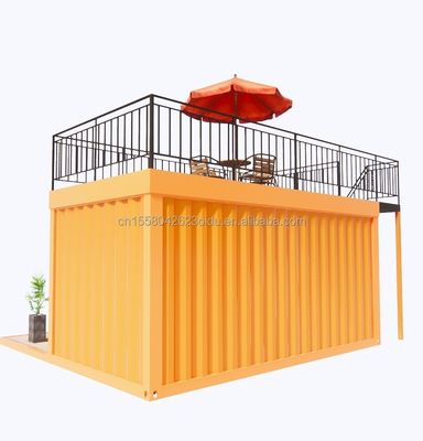 Direct verkoopt snel assemblage geprefabriceerde staalstructuur mobiele huis voor thuis koffie winkel container in 20ft of 40ft