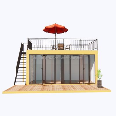 Direct verkoopt snel assemblage geprefabriceerde staalstructuur mobiele huis voor thuis koffie winkel container in 20ft of 40ft