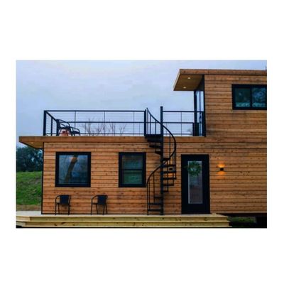 Houten vloer mobiele containerhuis voor vervoer en lading 20'/40' container prefab modulair opvouwbaar containerhuis