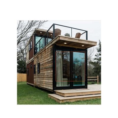 Houten vloer mobiele containerhuis voor vervoer en lading 20'/40' container prefab modulair opvouwbaar containerhuis