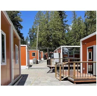 Gegalvaniseerd stalen buiging prefab container huis met afneembare badkamer en ontwerp