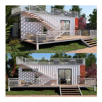 Gegalvaniseerd stalen buiging prefab container huis met afneembare badkamer en ontwerp