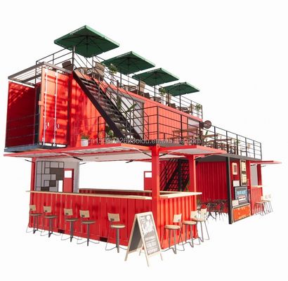 Ervaar het beste van bier/koffie/voedselkiosken met onze 40ft container bar en terras