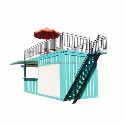 Aluminiumlegeringsvensters Modern design stijl Draagbaar 20ft uitbreidbaar opvouwbaar container huis Activiteitsruimte voor kantoor of mobiel