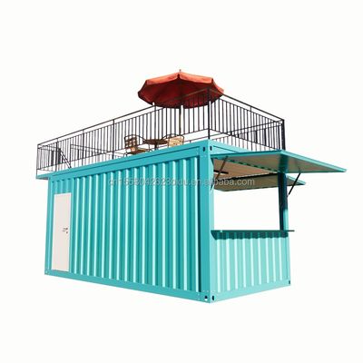 Aluminiumlegeringsvensters Modern design stijl Draagbaar 20ft uitbreidbaar opvouwbaar container huis Activiteitsruimte voor kantoor of mobiel