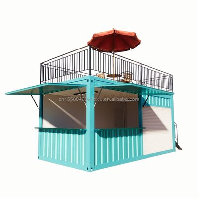 Aluminiumlegeringsvensters Modern design stijl Draagbaar 20ft uitbreidbaar opvouwbaar container huis Activiteitsruimte voor kantoor of mobiel